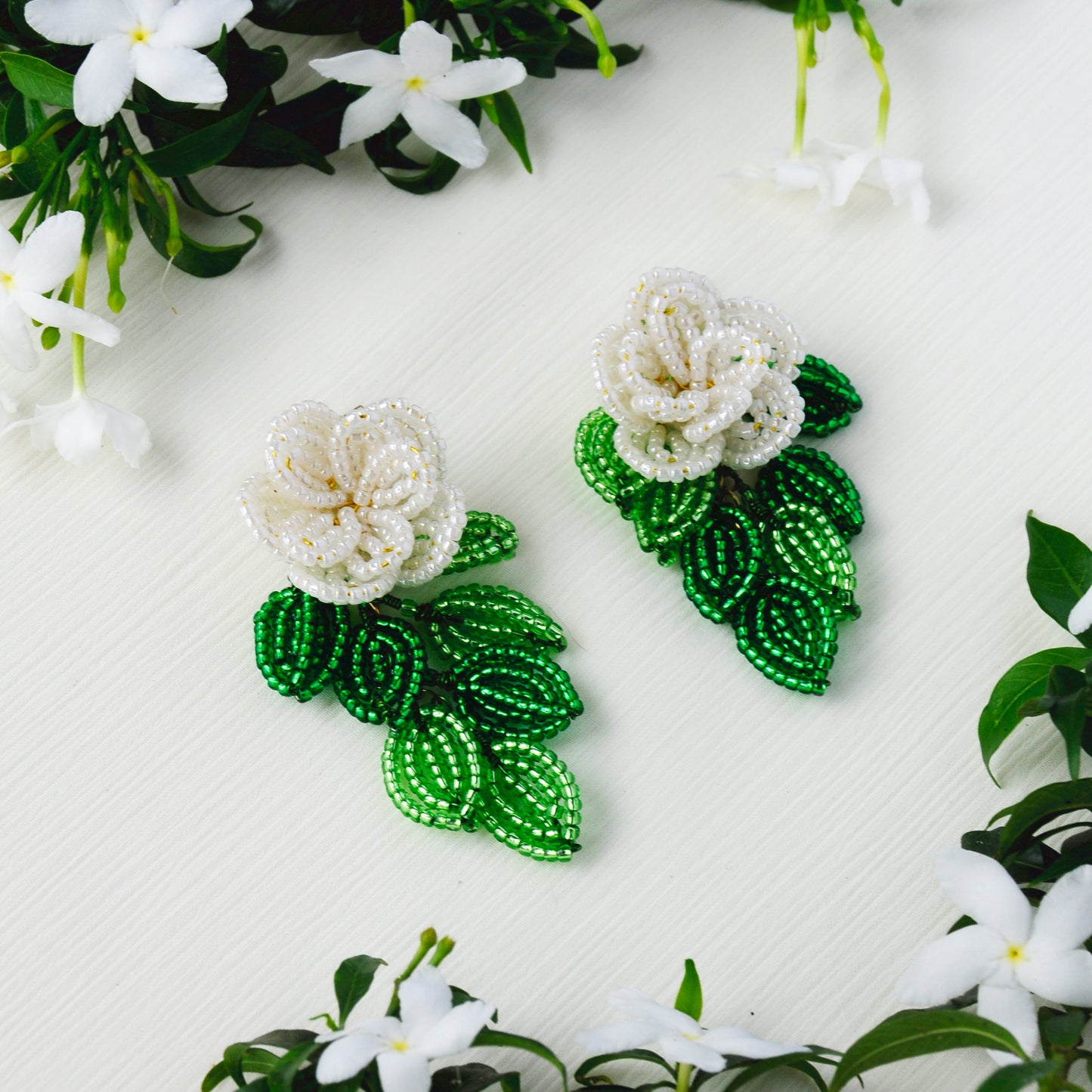 Sampaguita Cascade Earrings