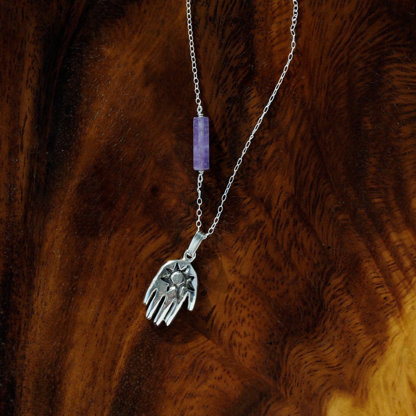 Warrior's Hand Talisman - Sterling Silver