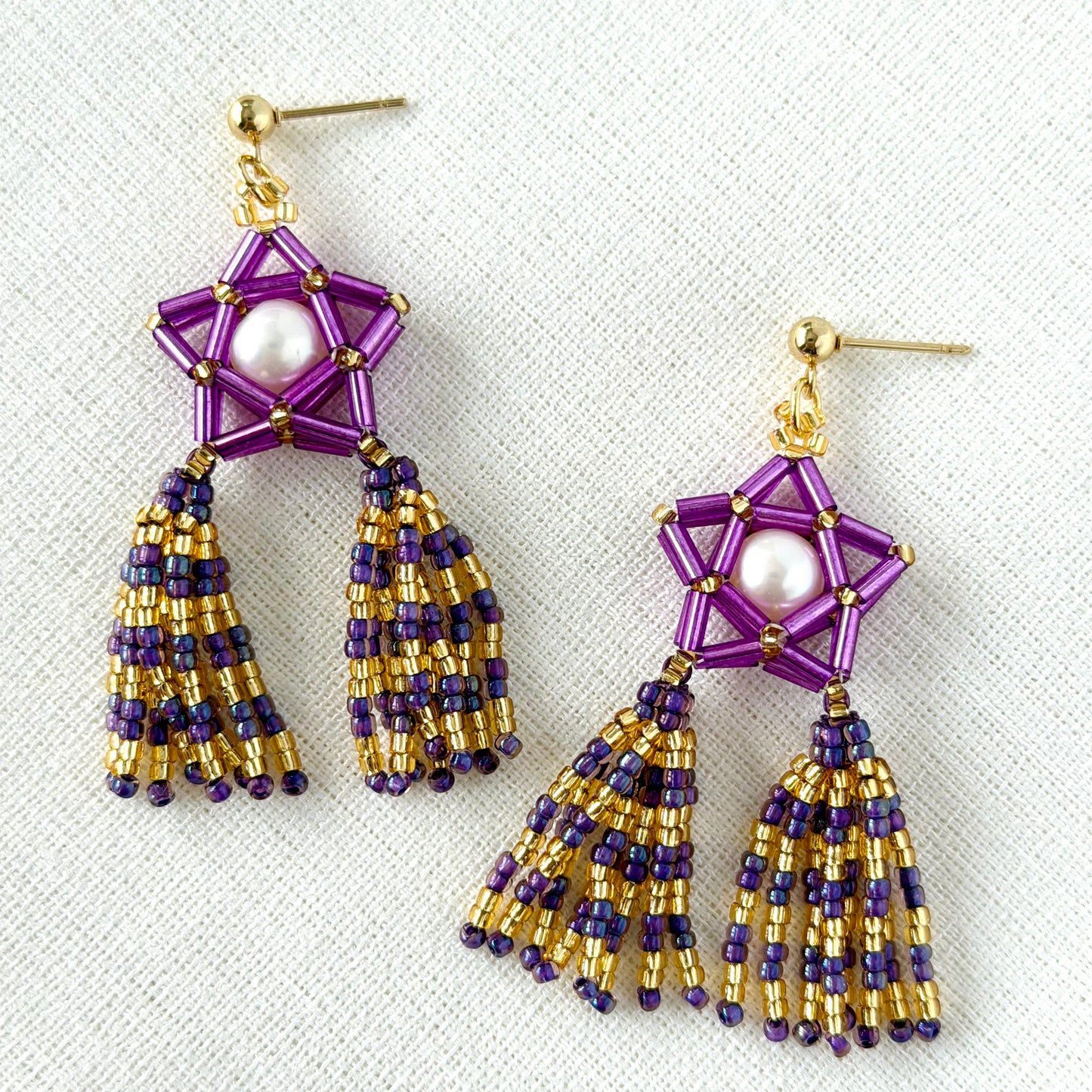 Classic Parol Earrings - Ube Royale