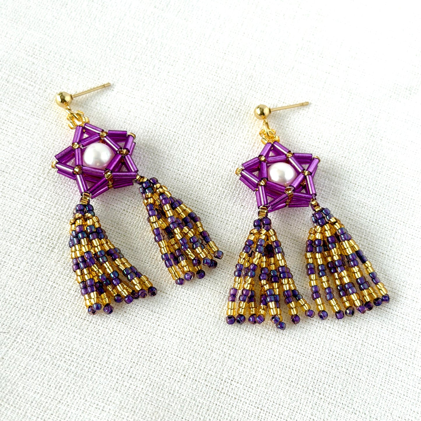 Classic Parol Earrings - Ube Royale