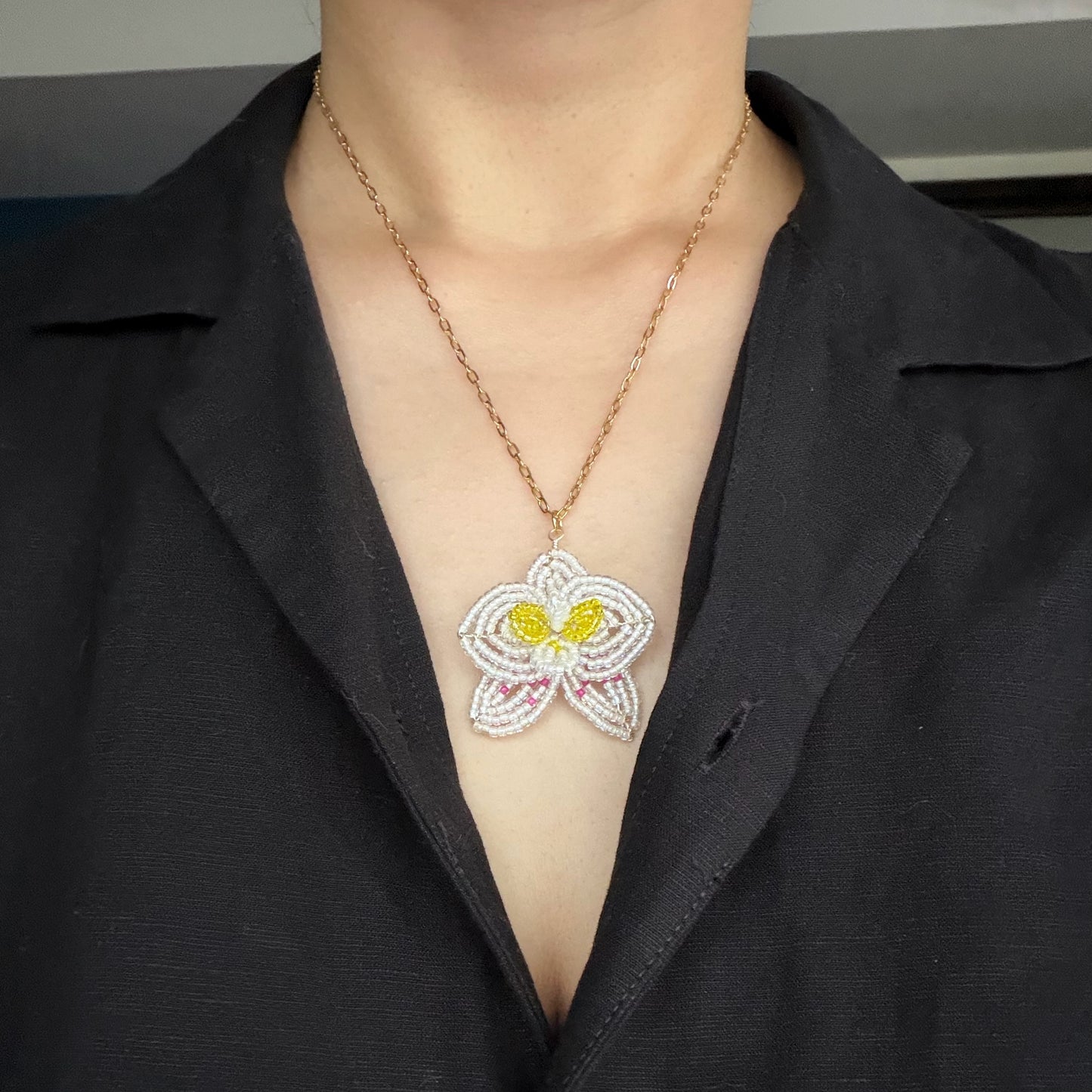 Philippine Orchid Necklaces