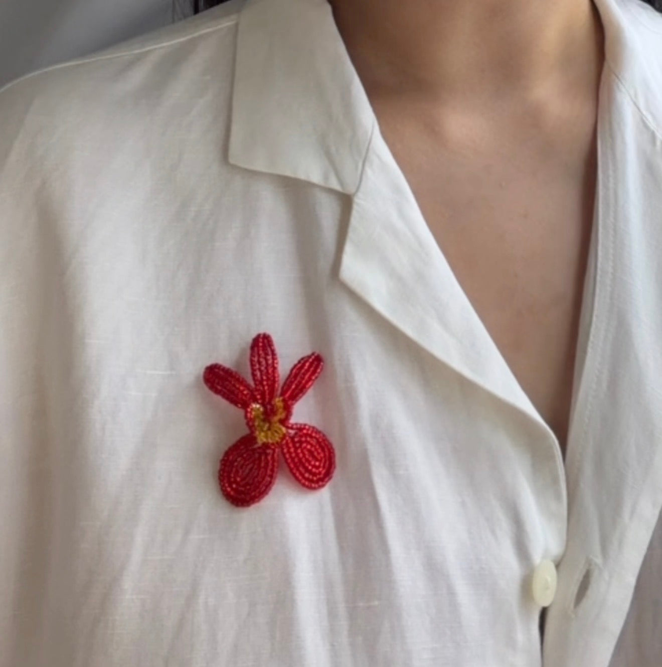 Philippine Orchid Brooches