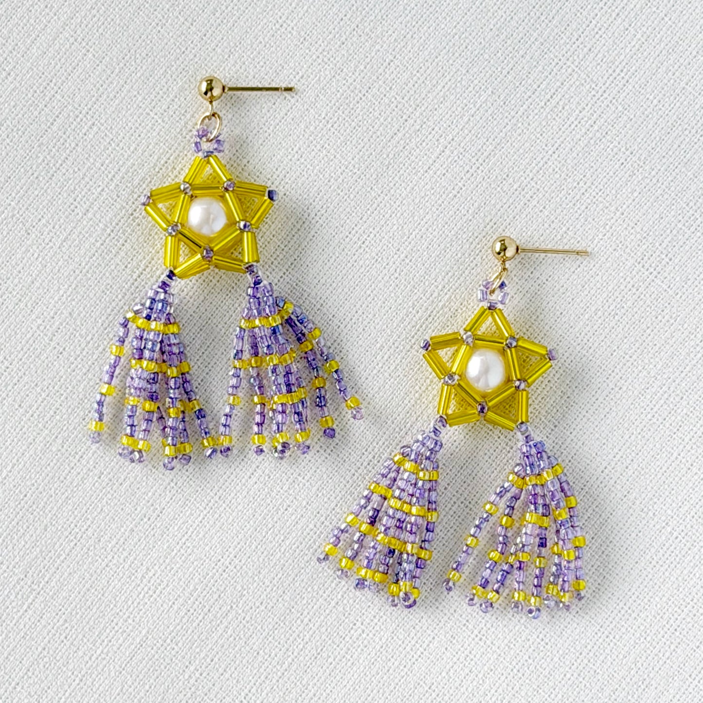 Classic Parol Earrings - Ube Keso