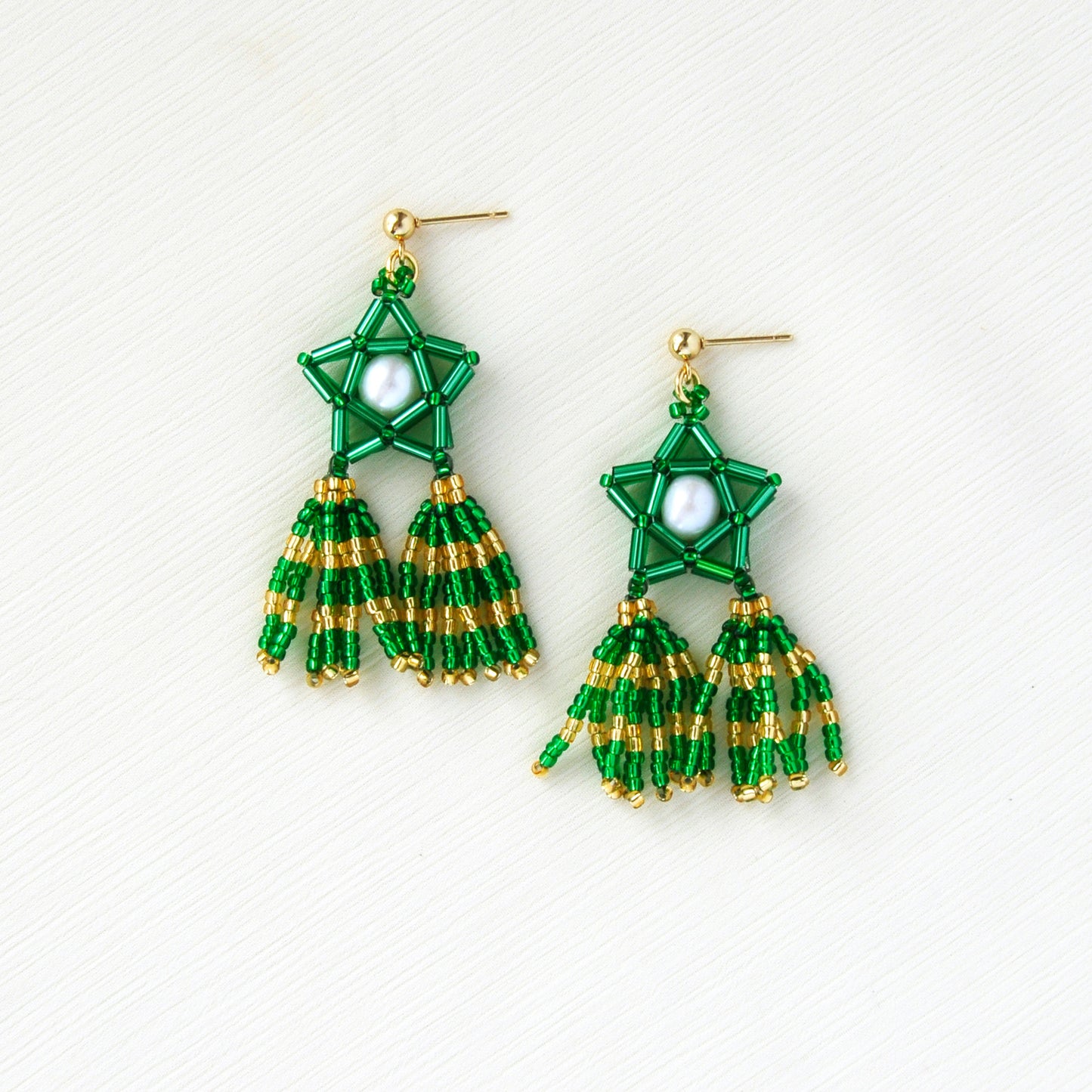 Classic Parol Earrings - Evergreen