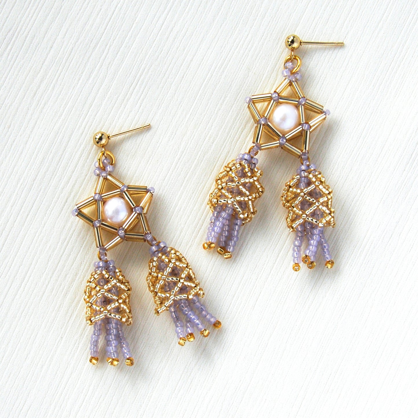 Ruffled Classic Parol Earrings