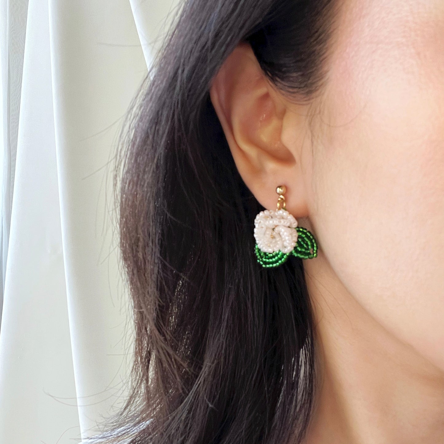 Mini Sampaguita Earrings