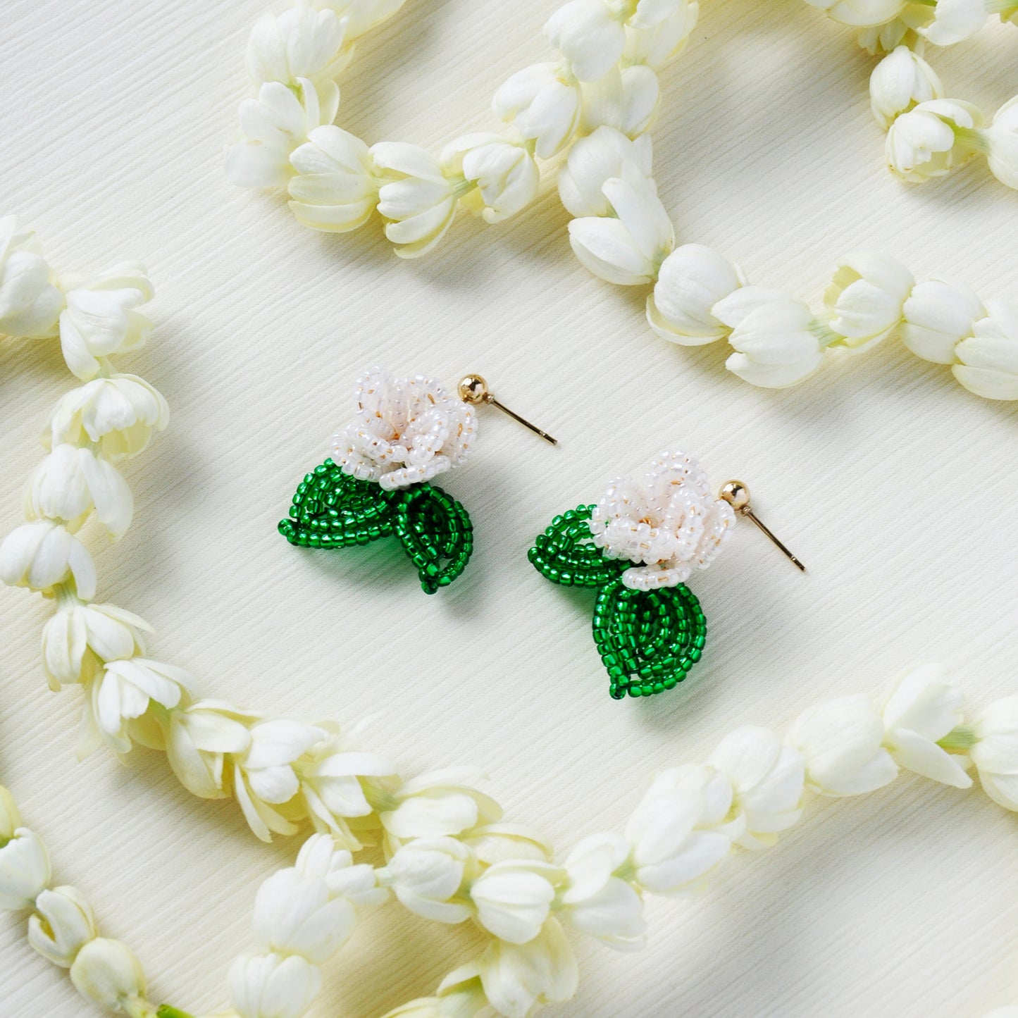 Mini Sampaguita Earrings