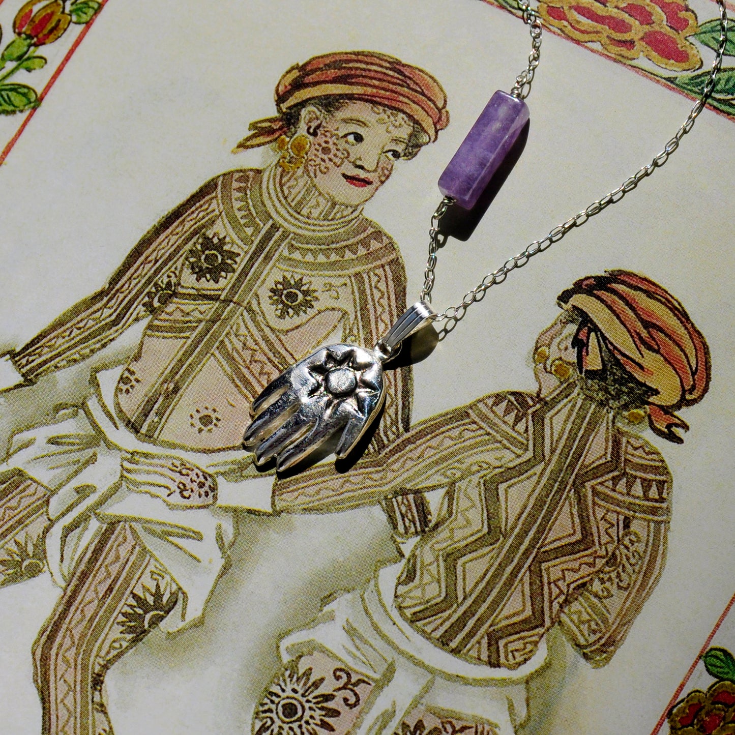 Warrior's Hand Talisman - Sterling Silver